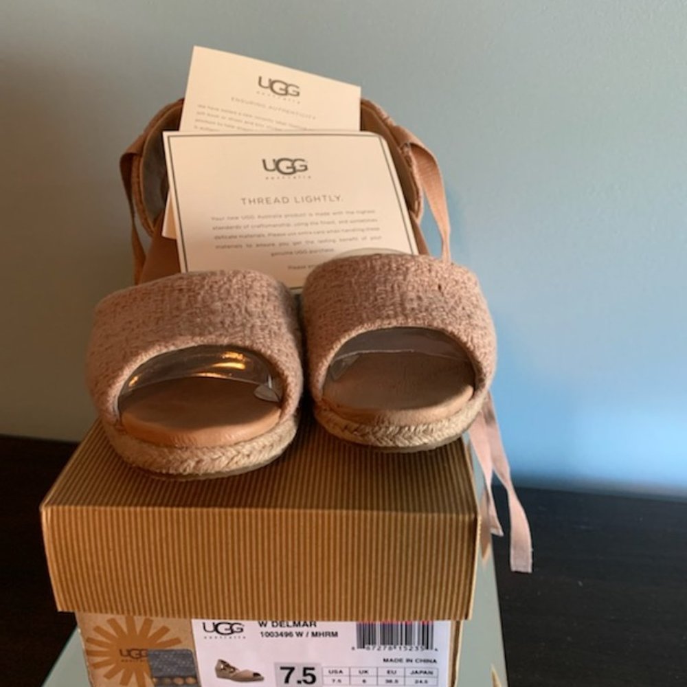 COPY - UGG, W Delmar Size 7.5 Cream color